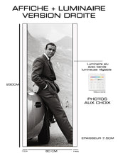 Charger l'image dans la galerie, Affiche avec contours lumineux (photo au choix)