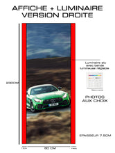 Charger l'image dans la galerie, Affiche avec contours lumineux (photo au choix)