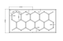 Charger l'image dans la galerie, Luminaire hexagones - BOX-5028
